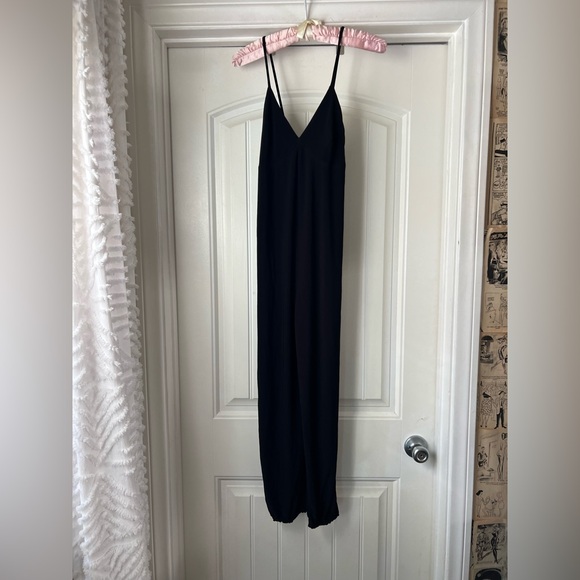 NORMA KAMALI Black Stretch-jersey jumpsuit Small - Picture 3 of 7